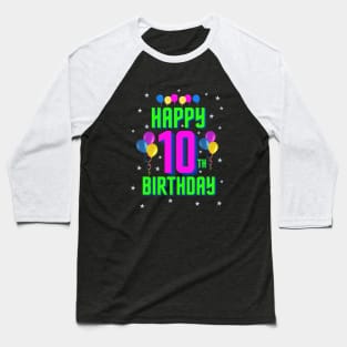 Happy 10th Birthday Baseball T-Shirt